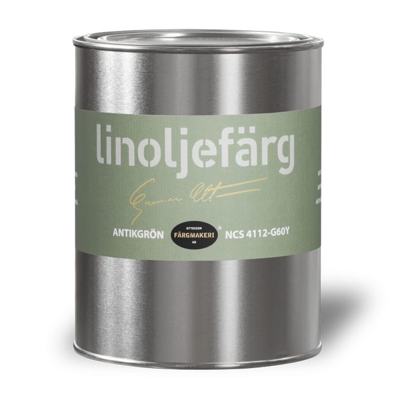 Antikgrön Linoljefärg 1L