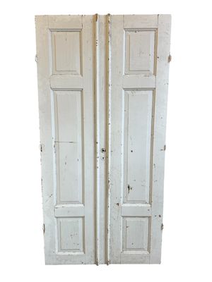 Pardörr med 3 speglar, 118,5x237 cm, utan karm