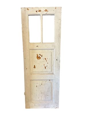 Dörr med 2 speglar + glas, 64,5x179 cm, utan karm