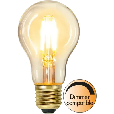 Led-lampa E27 klar, soft glow, dimbar 4W 400lm