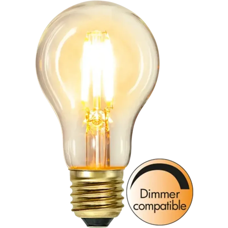 Led-lampa E27 klar, soft glow, dimbar 4W 400lm
