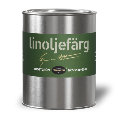 Thottgrön Linoljefärg 1L
