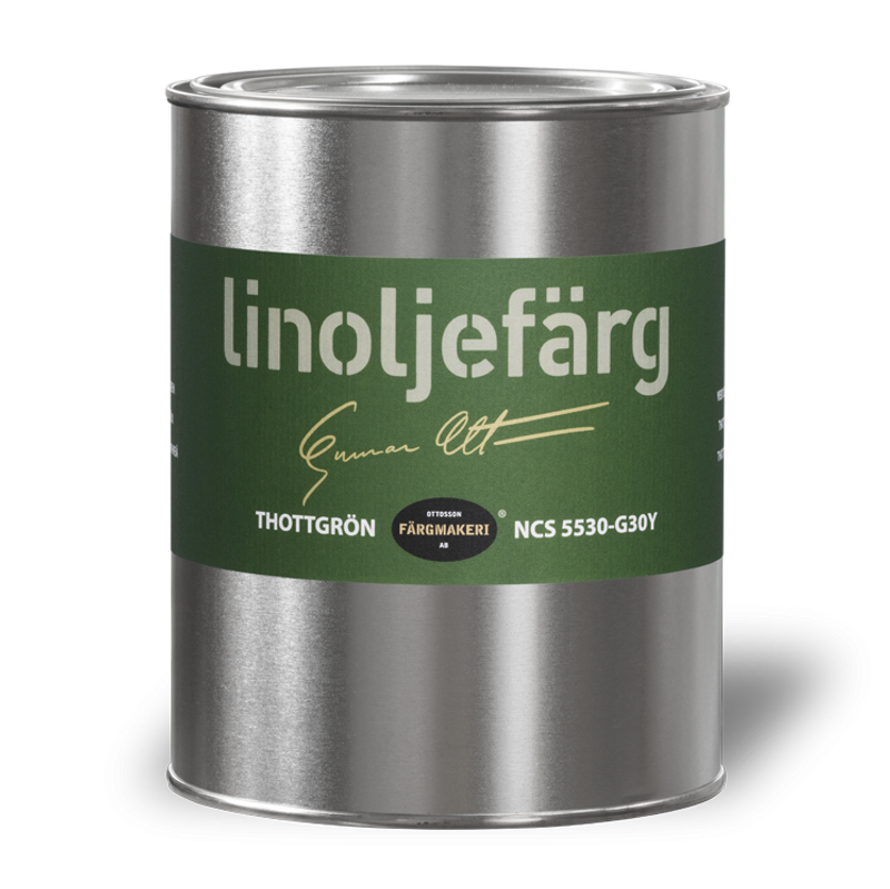 Thottgrön Linoljefärg 1L