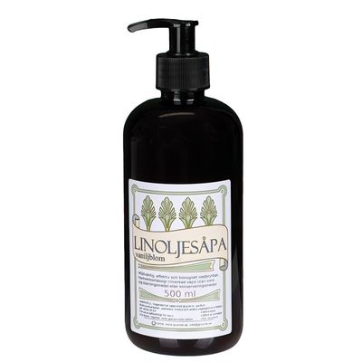 Linoljesåpa Vaniljblom 0,5L m. pump, Grunne