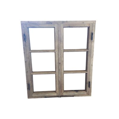 2-luftsfönster med karm, 93x106,5 cm, kopplat utan glas