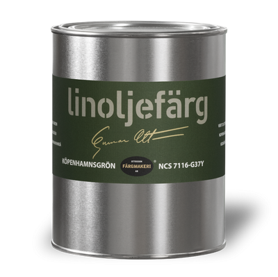 Köpenhamnsgrön Linoljefärg 1L