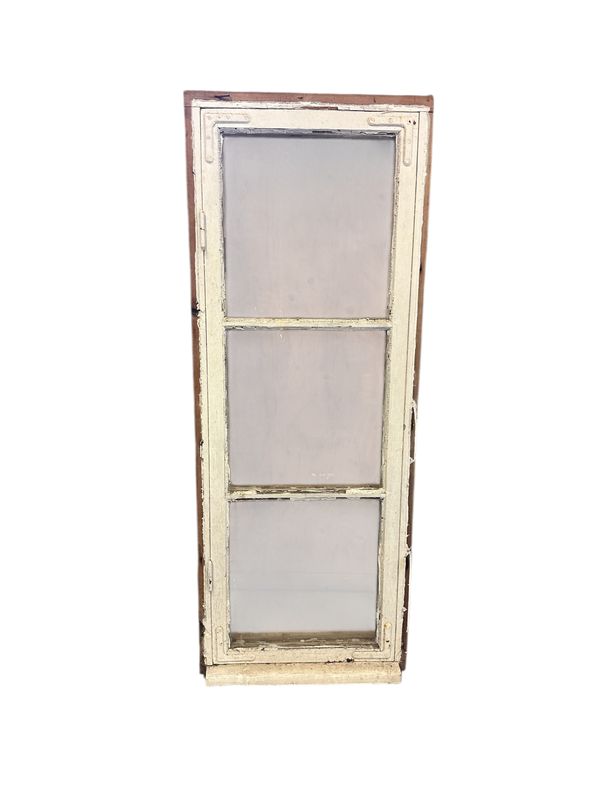 1-luftsfönster med karm, 55x142,5 cm, kopplat
