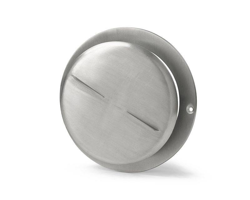 Tallriksventil aluminium rund Ø: 154mm