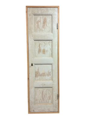 Dörr med 4 speglar, 64,5x214,5 cm, med karm