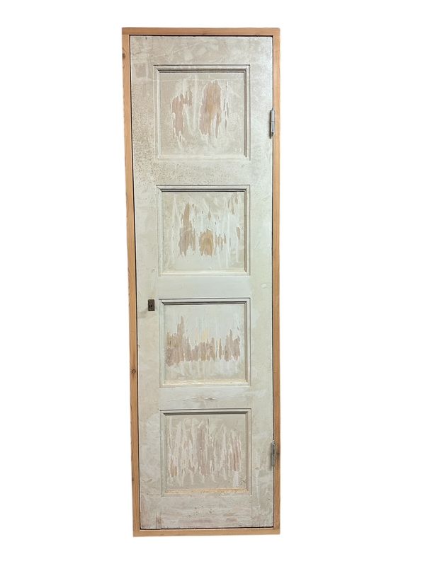 Dörr med 4 speglar, 64,5x214,5 cm, med karm