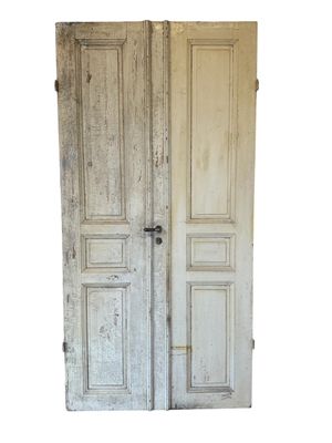 Pardörr med 3 speglar, 118x236 cm, utan karm