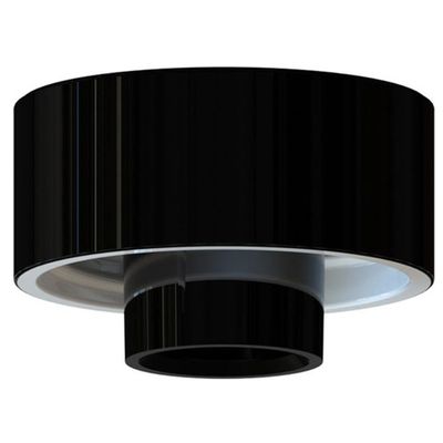 Ifö Modul 20 sockel rak svart E27 IP20 75W
