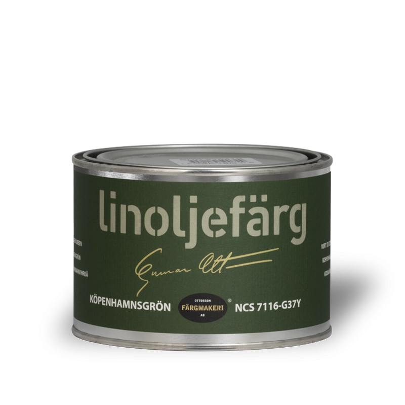 Köpenhamnsgrön Linoljefärg 0,5L