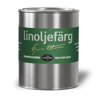 Kromoxidgrön Linoljefärg 1L