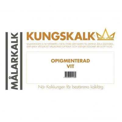 Kungskalk opigm. vit 13L