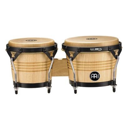 Meinl LC300NT-M Luis Conte Sign Bongo, Natural, True Skin Cow Heads