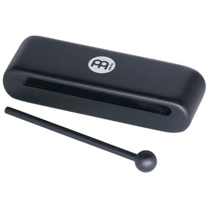 Meinl MWB2BK Wood Block, Siam Oak, Black, Large