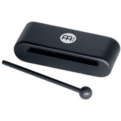 Meinl MWB1BK Wood Block, Siam Oak, Black, Medium