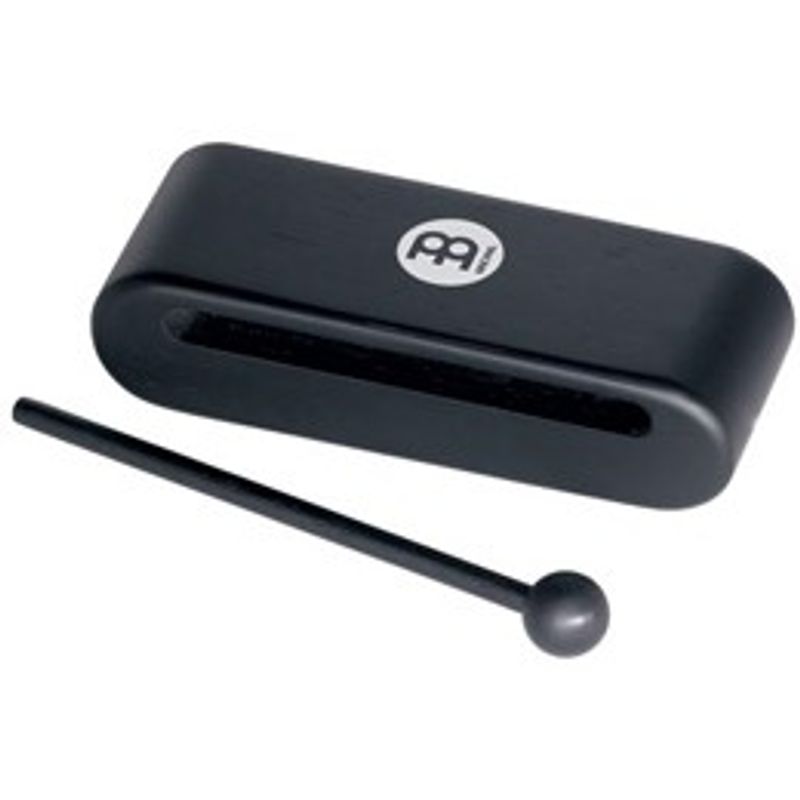 Meinl MWB1BK Wood Block, Siam Oak, Black, Medium