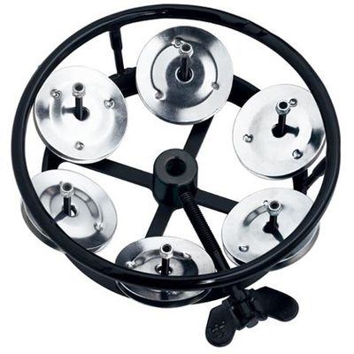 Meinl THH1BK Hi-hat tamburin, Steel Jingles
