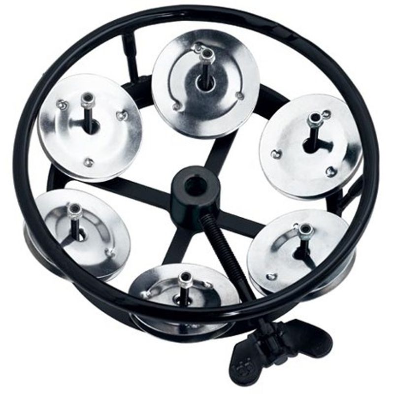 Meinl THH1BK Hi-hat tamburin, Steel Jingles