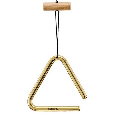 Meinl TRI10B Triangel 4" brass med klubba