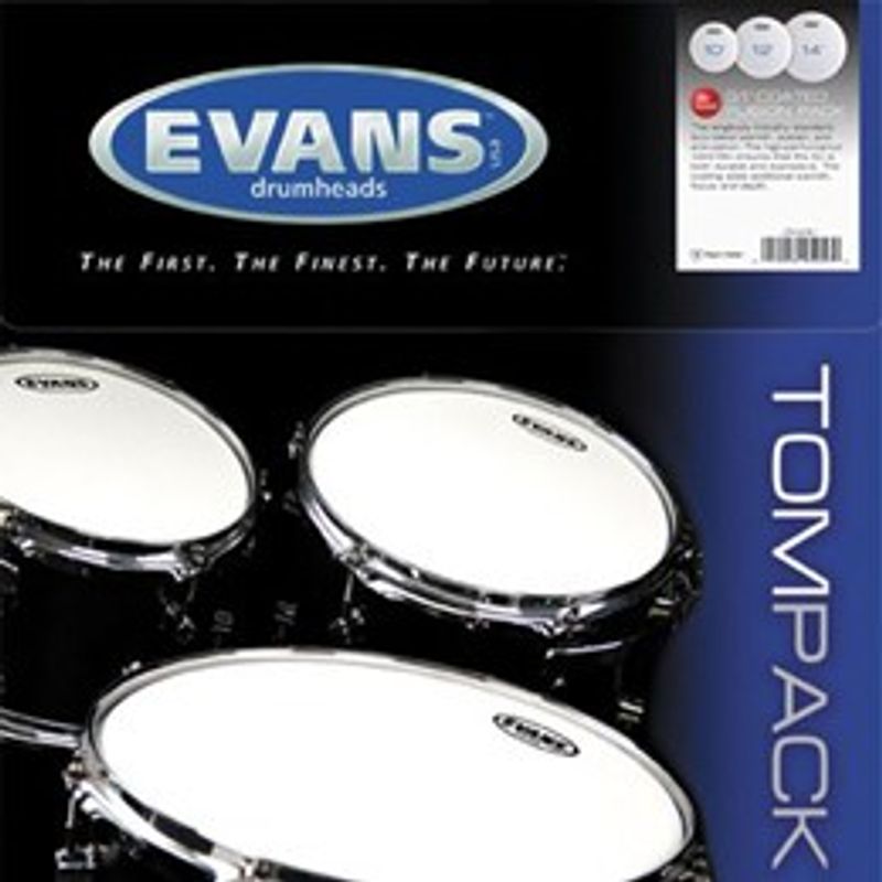 Evans ETP-G1CTD-S skinnpaket Genera G1 Coated Standard (12", 13", 16")