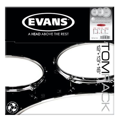 Evans ETP-EC2SCTD-S skinnpaket EC2S Coated Standard (12", 13", 16")