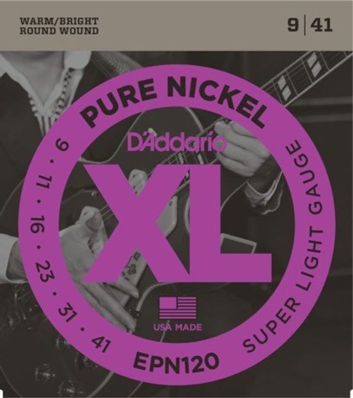 D'Addario Pure Nickel EPN120