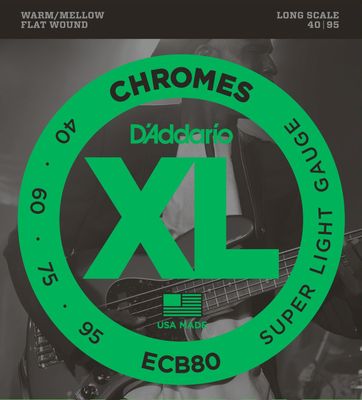 D'Addario ECB80 Chromes Bas