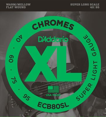 D'Addario ECB80SL Chromes Bas