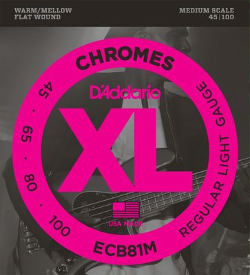 D'Addario ECB81M Chromes Bas