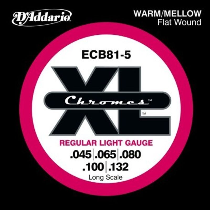 D'Addario ECB81-5 Chromes Bas