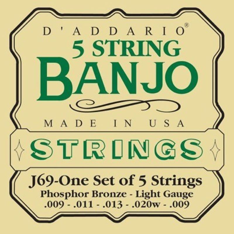 D'Addario J69 Banjosträng 5-S