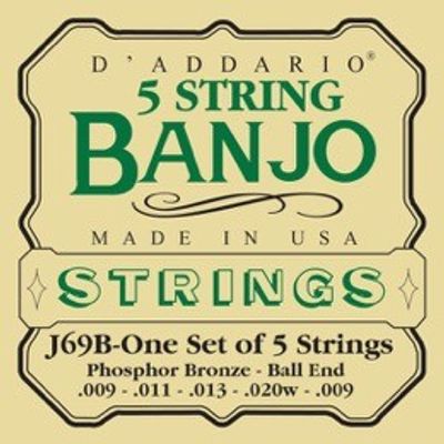 D'Addario J69B Banjosträng 5-S