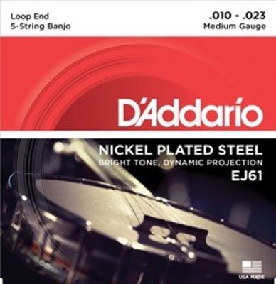D'Addario Banjosträng 5-S J61