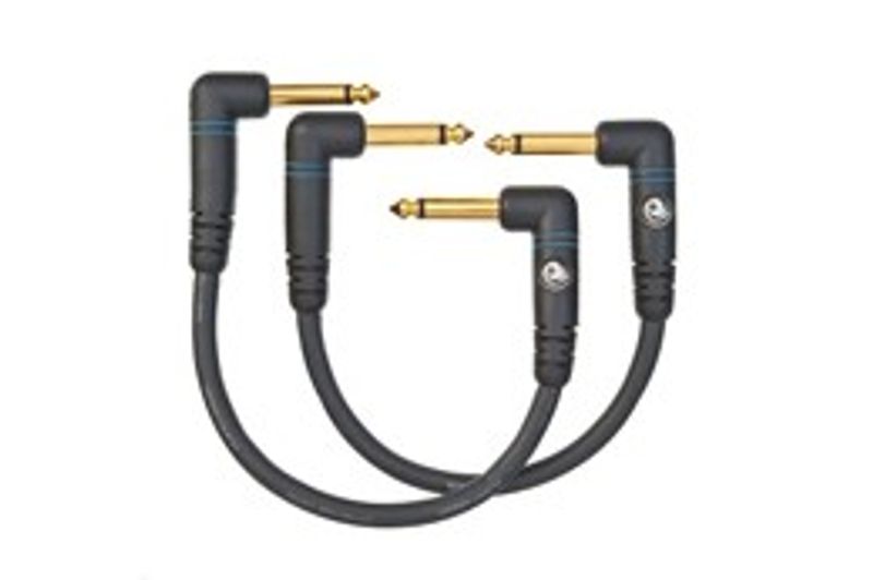 D'Addario PW-PRA-205 Patchkabel Custom 2 st. 15cm. 2 vinklade