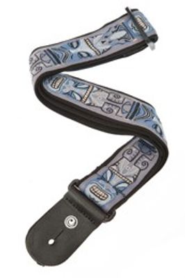 D'Addario 50A05 Axelband World Tour 50 mm Woven-Tiki