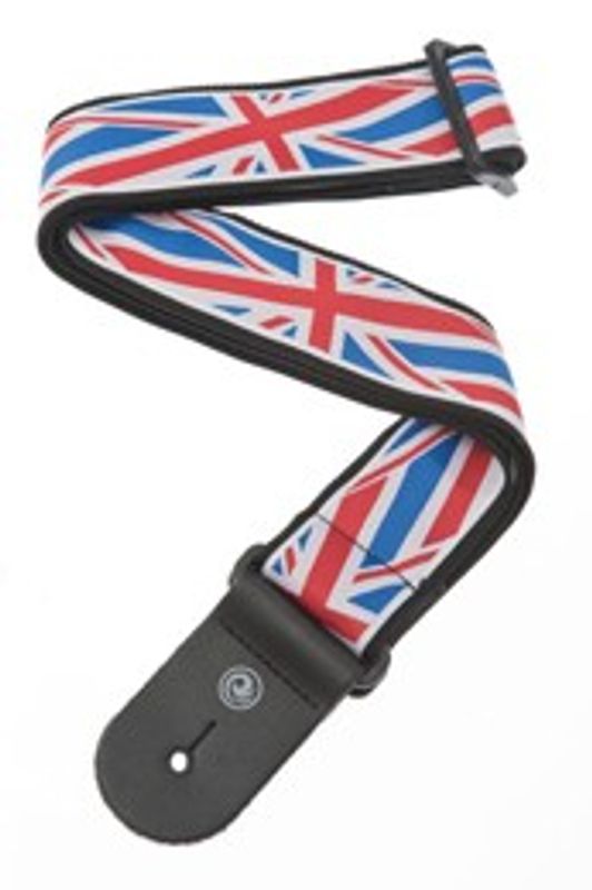 D'Addario 50A11 Axelband World Tour 50 mm Woven-Union Jack