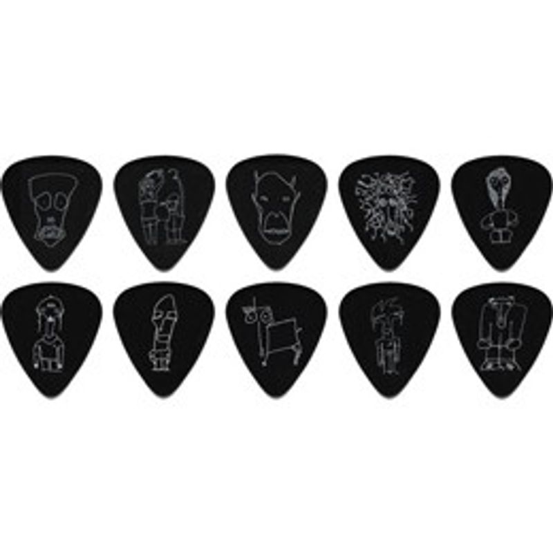 D'Addario 1CBK4-10JS Plektrum Joe Satriani Medium 10-pack