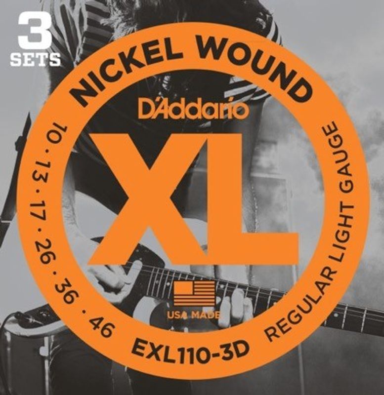 D'Addario 3-D Pack EXL110-3D