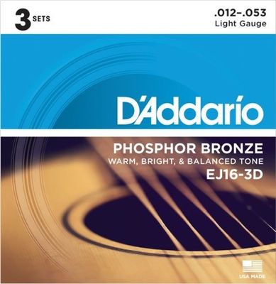 D'Addario 3-D Pack EJ16-3D