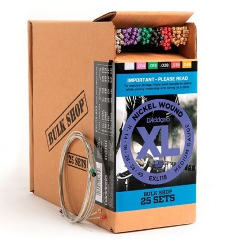 D'Addario Bulk Pack EXL115-B25