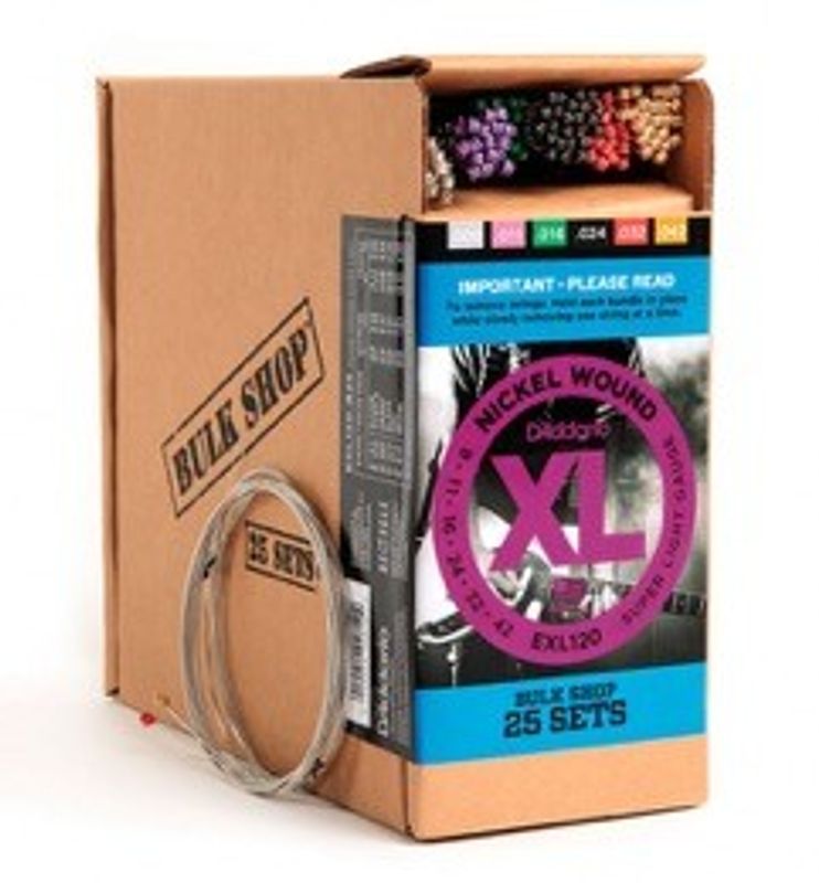 D'Addario Bulk Pack EXL120-B25