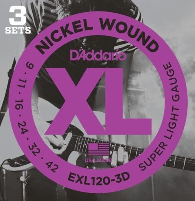 D'Addario 3-D Pack EXL120-3D