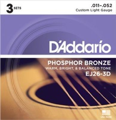 D'Addario 3-D Pack EJ26-3D