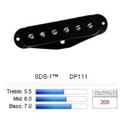 DiMarzio SDS-1 DP111 single coil för Strat, svart