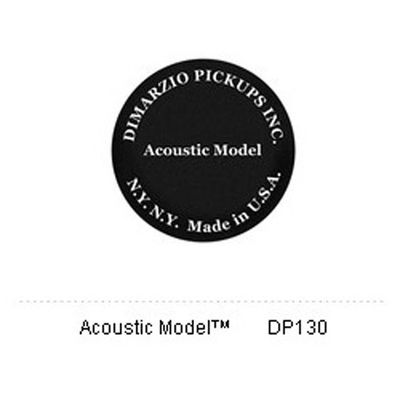 DiMarzio Acoustic Model DP130 akustisk pickup, svart