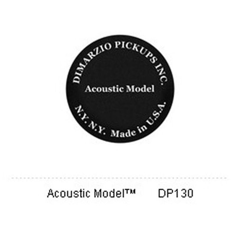 DiMarzio Acoustic Model DP130 akustisk pickup, svart