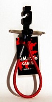 DiMarzio Patchkabel EP17J12RR, 30 cm, vinklad/vinklad, röd